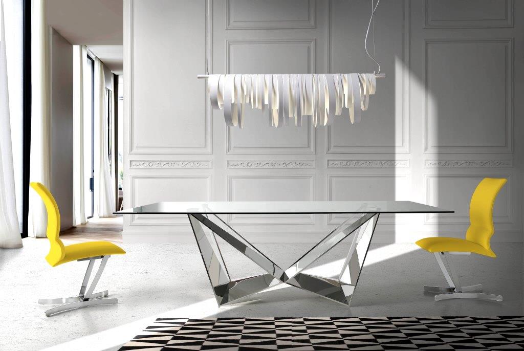 Ángel Cerdá glass dining table