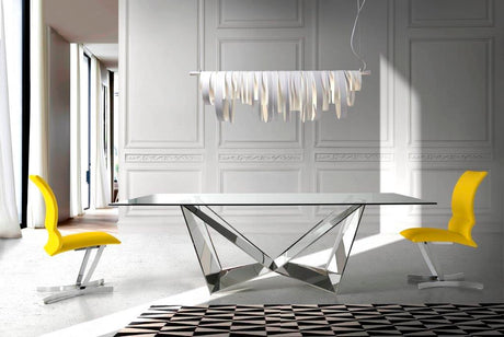 Ángel Cerdá glass dining table
