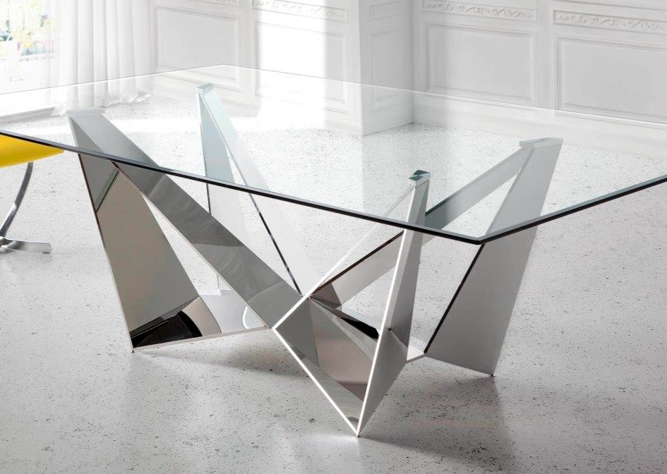 Ángel Cerdá glass dining table
