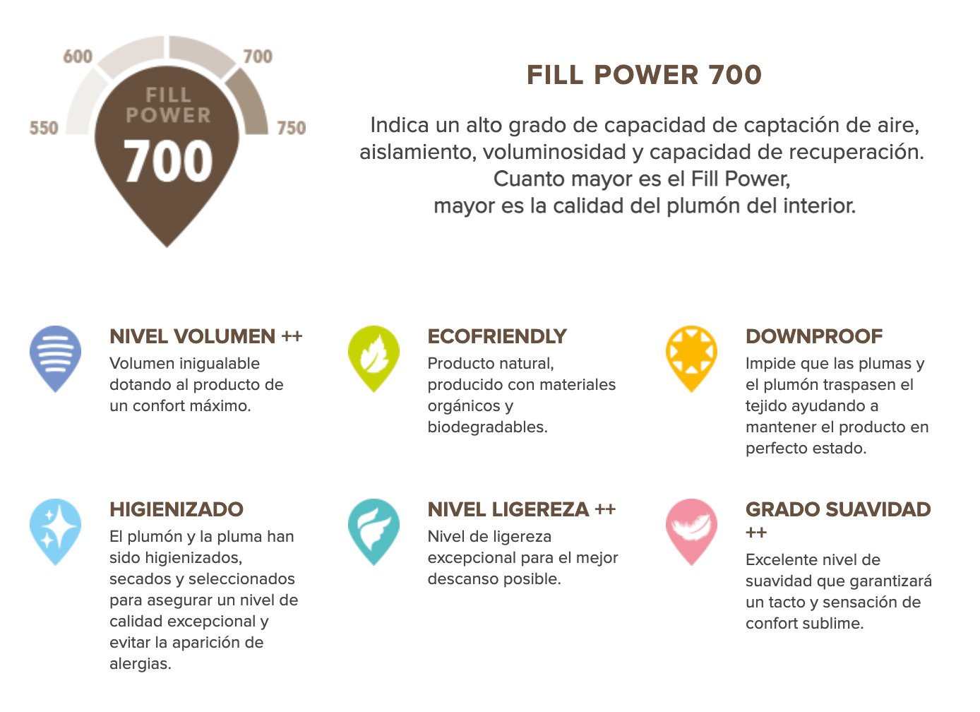 Pyrenees duck down pillow