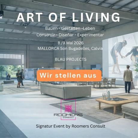 Evento ART OF LIVING Mallorca en BLAU PROJECTS con profesionales de arquitectura y diseño